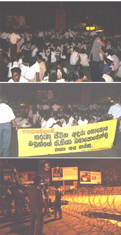 unemployment protest
