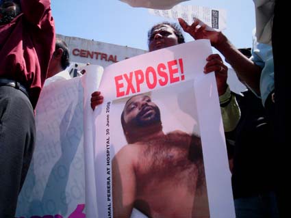 Picketing against Jounalist Assualt