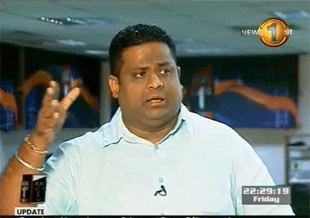 ඡායාරෑපය, අරුන්දික ප්රනාන්දු සිරස රෑපවාහිනිය සමග ප්රගීත් ගැන කරන ලද සකච්ඡාවේ වීඩියෝවෙන් ලබාගත් Screen Shot එකකි.